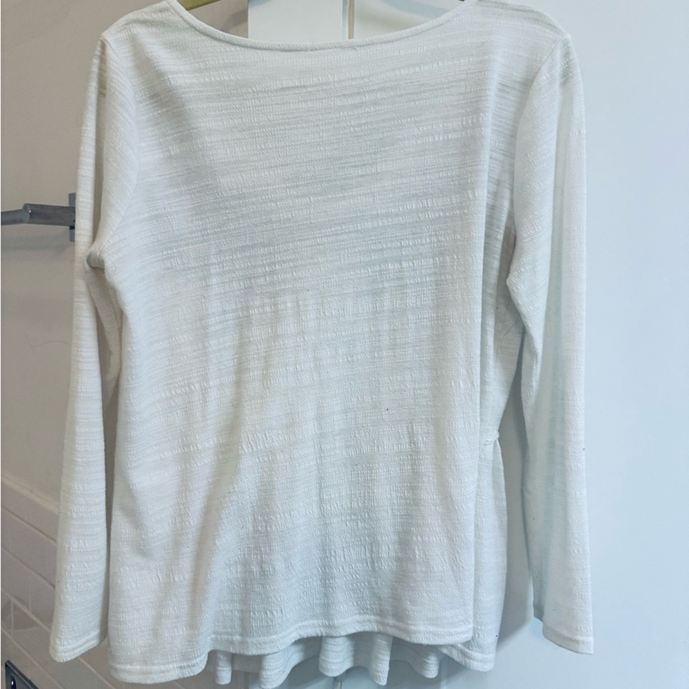 Miss Love | Floral Embroidered White Top - Picture 3 of 3